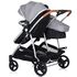 Carucior gemeni Chipolino Duo Smart 3 in 1 anthracite, Culoare: Gri - poza 9 - ExclusivMAG.ro