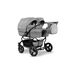 Carucior pentru gemeni Mikado TWIN T-15 3 in 1, Culoare: Gri deschis  - ExclusivMAG.ro