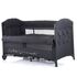 Patut pliabil Chipolino Merida anthracite linen cu laterala culisanta, Culoare: Gri/Negru, Dimensiuni: 120x60,poza 4