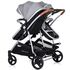 Carucior gemeni Chipolino Duo Smart 3 in 1 anthracite, Culoare: Gri - poza 10 - ExclusivMAG.ro