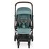 Carucior Easywalker Charley Forest Green Roti Negre, Culoare: Verde,poza 3