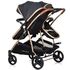 Carucior gemeni Chipolino Duo Smart 3 in 1 raven, Culoare: Negru - poza 10 - ExclusivMAG.ro