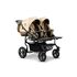 Carucior pentru gemeni Mikado TWIN T-16 3 in 1, Culoare: Crem - poza 3 - ExclusivMAG.ro
