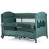 Patut pliabil Chipolino Merida avocado linen cu laterala culisanta, Culoare: Verde, Dimensiuni: 120x60,poza 4
