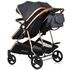 Carucior gemeni Chipolino Duo Smart 3 in 1 raven, Culoare: Negru - poza 11 - ExclusivMAG.ro