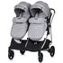 Carucior gemeni Chipolino Duo Smart 3 in 1 anthracite, Culoare: Gri - poza 4 - ExclusivMAG.ro