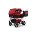 Carucior pentru gemeni Mikado TWIN T-03 3 in 1, Culoare: Rosu/Negru