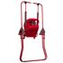 Leagan pentru copii, Top Kids, cu spatar reglabil si bara detasabila, Red Mini, Culoare: Rosu,poza 4