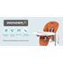 Scaun de masa 3 in 1 Peg Perego Tatamia Follow Me, 0-15 Kg, Wonder Orange, Portocaliu, Culoare: Portocaliu,poza 2  - ExclusivMAG.ro Scaun de masa 3 in 1 Peg Perego Tatamia Follow Me, 0-15 Kg, Wonder Orange, Portocaliu, Culoare: Portocaliu,poza 2