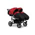 Carucior pentru gemeni Mikado TWIN T-03 3 in 1, Culoare: Rosu/Negru,poza 2