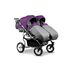 Carucior pentru gemeni Mikado TWIN T-04 3 in 1, Culoare: Mov,poza 4