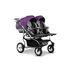 Carucior pentru gemeni Mikado TWIN T-04 3 in 1, Culoare: Mov,poza 3