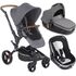 Carucior 3 in 1 Jane Rider Reverse Matrix Light 2 Squared, Culoare: Gri/Negru,poza 2
