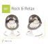 Leagan electric cu telecomanda 4Baby ROCK'N RELAX Gri, Culoare: Gri deschis,poza 6
