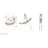 Leagan electric 4Baby SWING Gri, Culoare: Gri deschis,poza 3