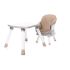 Scaun de masa transformabil booster 4Baby MASTER 6 in 1 Camel, Culoare: Crem,poza 10