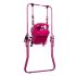 Leagan pentru copii, Top Kids, pentru interior si exterior, Pink Flowers, Culoare: Roz,poza 3
