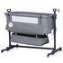 Patut Co-Sleeper Chipolino Close To Me platinum,poza 4