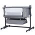 Patut Co-Sleeper Chipolino Close To Me platinum,poza 3