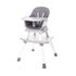 Scaun de masa transformabil booster 4Baby MASTER 6 in 1 Gri, Culoare: Gri