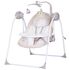 Leagan electric si balansoar Chipolino Nux humus, Culoare: Crem,poza 2