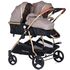 Carucior gemeni Chipolino Duo Smart 2 in 1 humus, Culoare: Crem - poza 7 - ExclusivMAG.ro