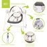 Leagan electric 4Baby SWING Gri, Culoare: Gri deschis,poza 2