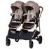 Carucior gemeni Chipolino Duo Smart 2 in 1 humus, Culoare: Crem - poza 2 - ExclusivMAG.ro