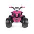 ATV Peg Perego Corral T-Rex, 330W, 12V, 3 ani +, Roz/ Negru, Culoare: Roz, Capacitate acumulator: 12V,poza 5  - ExclusivMAG.ro ATV Peg Perego Corral T-Rex, 330W, 12V, 3 ani +, Roz/ Negru, Culoare: Roz, Capacitate acumulator: 12V,poza 5
