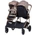 Carucior gemeni Chipolino Duo Smart 2 in 1 humus, Culoare: Crem - poza 11 - ExclusivMAG.ro