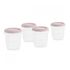 Set 4 Recipiente Ermetice gradate Terra Blush 250 ml Miniland, Culoare: Roz,poza 2  - ExclusivMAG.ro Set 4 Recipiente Ermetice gradate Terra Blush 250 ml Miniland, Culoare: Roz,poza 2