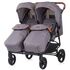 Carucior gemeni Chipolino Passo Doble platinum, Culoare: Gri - poza 3 - ExclusivMAG.ro