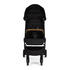 Carucior ultracompact cu pliere automata Nuna TRVL Caviar, Culoare: Negru - poza 2 - ExclusivMAG.ro