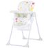 Scaun de masa Chipolino Maxi platinum, Culoare: Alb/Gri  - ExclusivMAG.ro Scaun de masa Chipolino Maxi platinum, Culoare: Alb/Gri