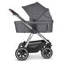 Carucior 2 in 1 Samba Asphalt Diamond ABC Design, Culoare: Gri/Negru,poza 5