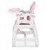Scaun de masa 5 in 1 Ricokids Sinco - Roz, Culoare: Roz,poza 2  - ExclusivMAG.ro Scaun de masa 5 in 1 Ricokids Sinco - Roz, Culoare: Roz,poza 2