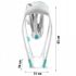 Leagan electric cu muzica Ricokids 7326 - Turcoaz, Culoare: Turquoise,poza 7