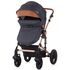 Carucior Chipolino Camea 3 in 1 anthracite, Culoare: Gri/Negru,poza 8