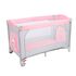 Patut pliant 2 nivele Juju Sleepy Baby, Hunny Bunny, Culoare: Roz, Dimensiuni: 120x60,poza 4