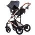 Carucior Chipolino Camea 3 in 1 anthracite, Culoare: Gri/Negru,poza 6