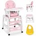 Scaun de masa 5 in 1 Ricokids Sinco - Roz, Culoare: Roz,poza 5  - ExclusivMAG.ro Scaun de masa 5 in 1 Ricokids Sinco - Roz, Culoare: Roz,poza 5