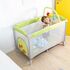 Patut pliant 2 nivele Juju Sleepy Baby, Freddie Fox, Culoare: Verde, Dimensiuni: 120x60,poza 4