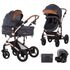 Carucior Chipolino Camea 3 in 1 anthracite, Culoare: Gri/Negru,poza 2