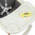 Scaun de masa copii Momi Flovi, Piele ecologica, Dark Grey, Culoare: Gri,poza 6