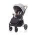 Carucior sport cu roti gonflabile (max. 22 Kg) 4Baby STINGER AIR Gri Deschis, Culoare: Gri deschis  - ExclusivMAG.ro