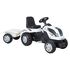 Tractor cu pedale si remorca Micromax MMX Alb, Culoare: Alb  - ExclusivMAG.ro