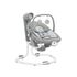 Leagan si balansoar rotativ Joie Serina 2 in 1 Portrait, Culoare: Gri