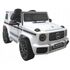 Masinuta electrica cu telecomanda, roti EVA, scaun piele Mercedes G63 Alb, Culoare: Alb,poza 2  - ExclusivMAG.ro Masinuta electrica cu telecomanda, roti EVA, scaun piele Mercedes G63 Alb, Culoare: Alb,poza 2
