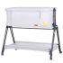 Patut Co-Sleeper Chipolino Pretty Close platinum, Culoare: Gri deschis,poza 2