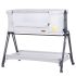 Patut Co-Sleeper Chipolino Pretty Close platinum, Culoare: Gri deschis,poza 4